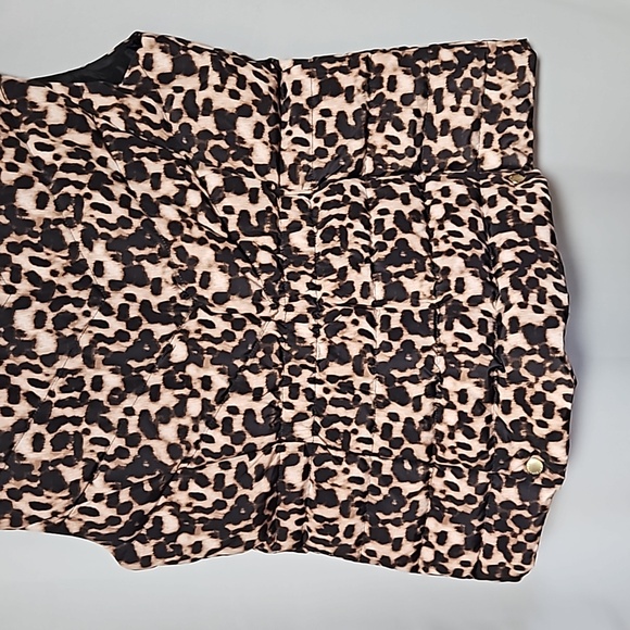 Talbots Leopard Print Vest - sz Med - Picture 4 of 10